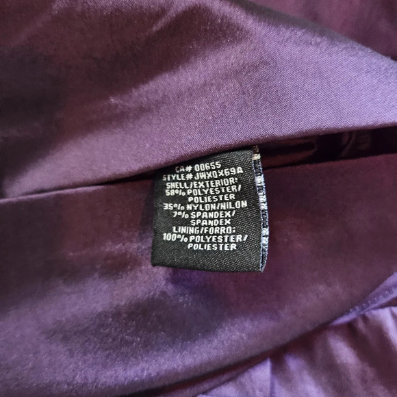 Michel Antoni Classic Bandage Plum Midi Dress - Picture 6 of 7